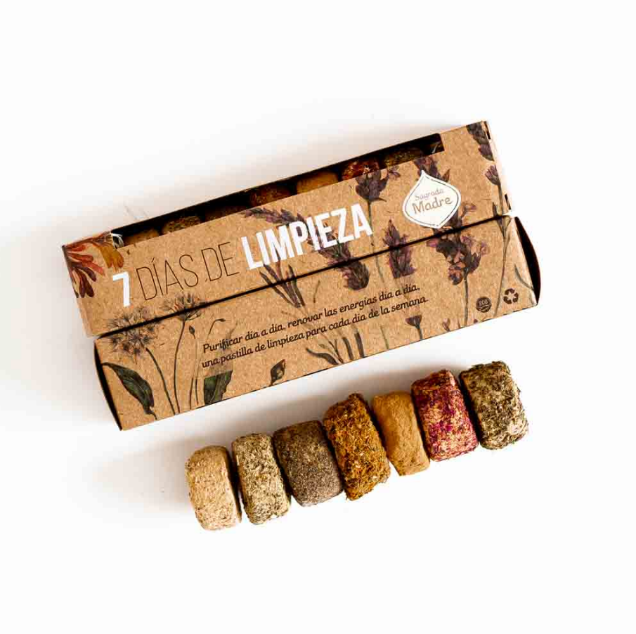 Pastilla de defumación activada · 7 días de limpieza