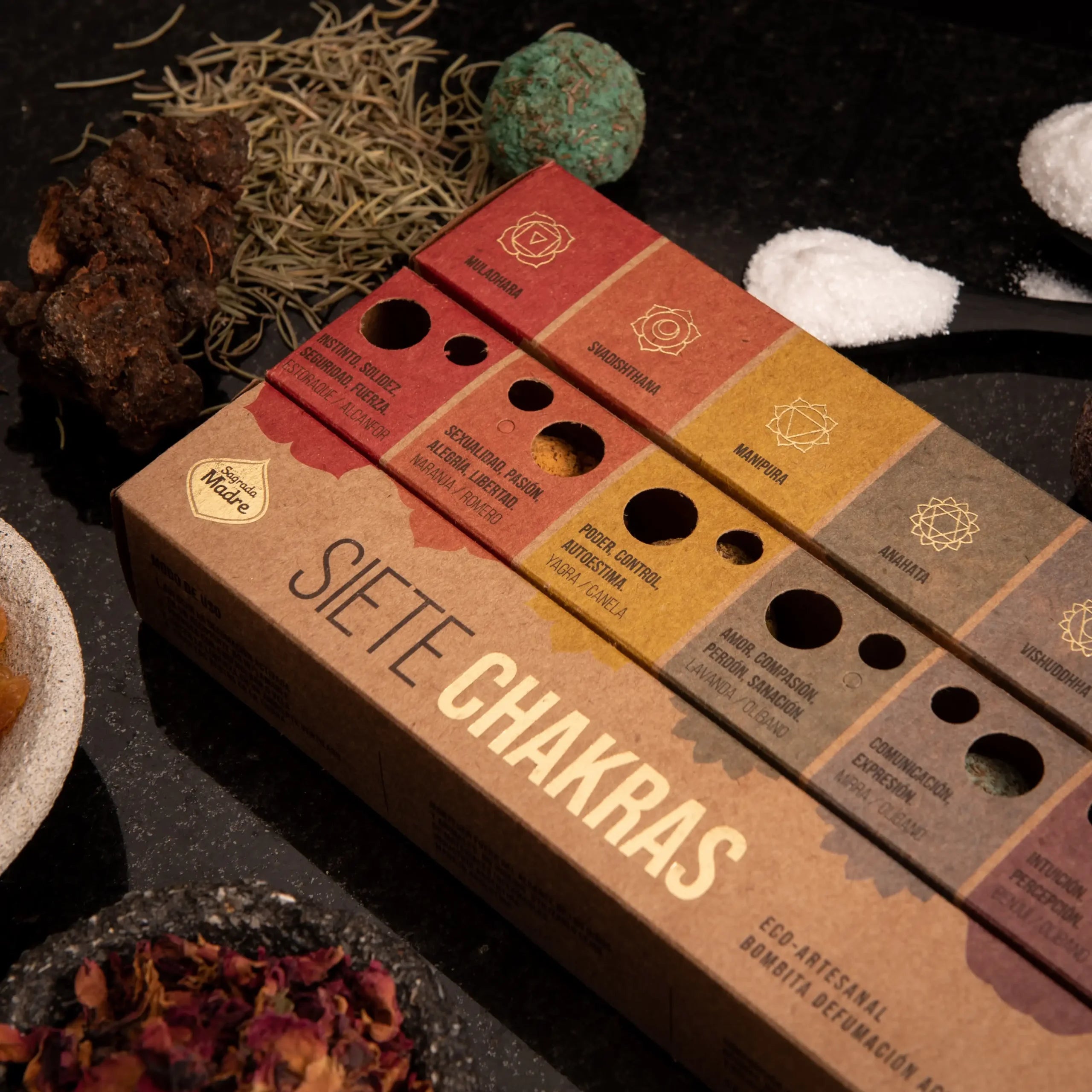 Bombitas de defumación activada · 7 Chakras