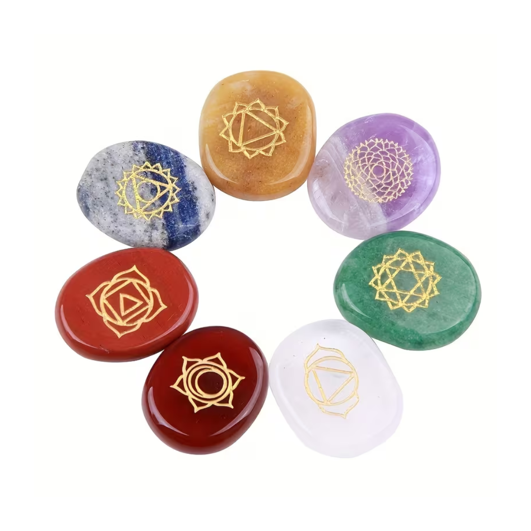 Set 7 Piedras de Chakras Reiki