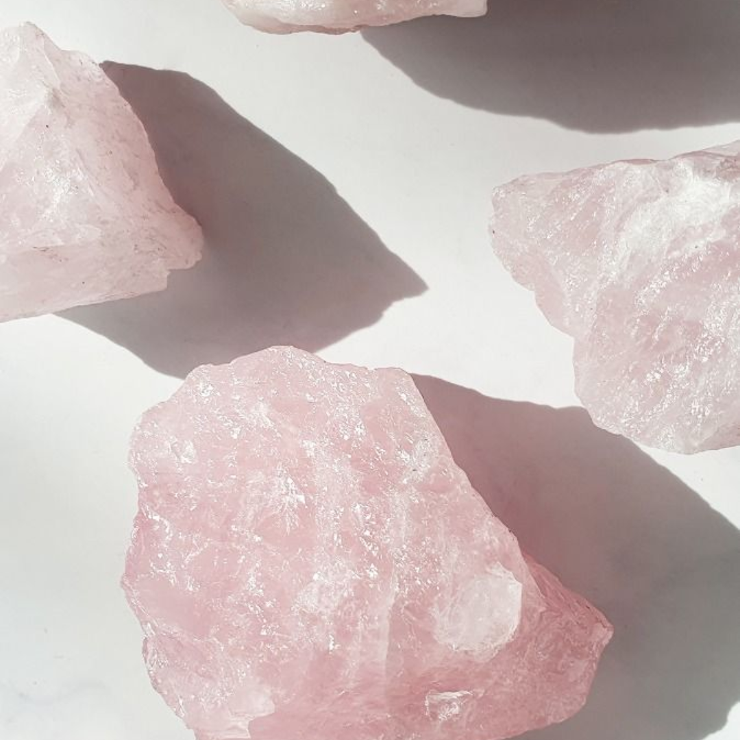 Cuarzo rosa · bruto
