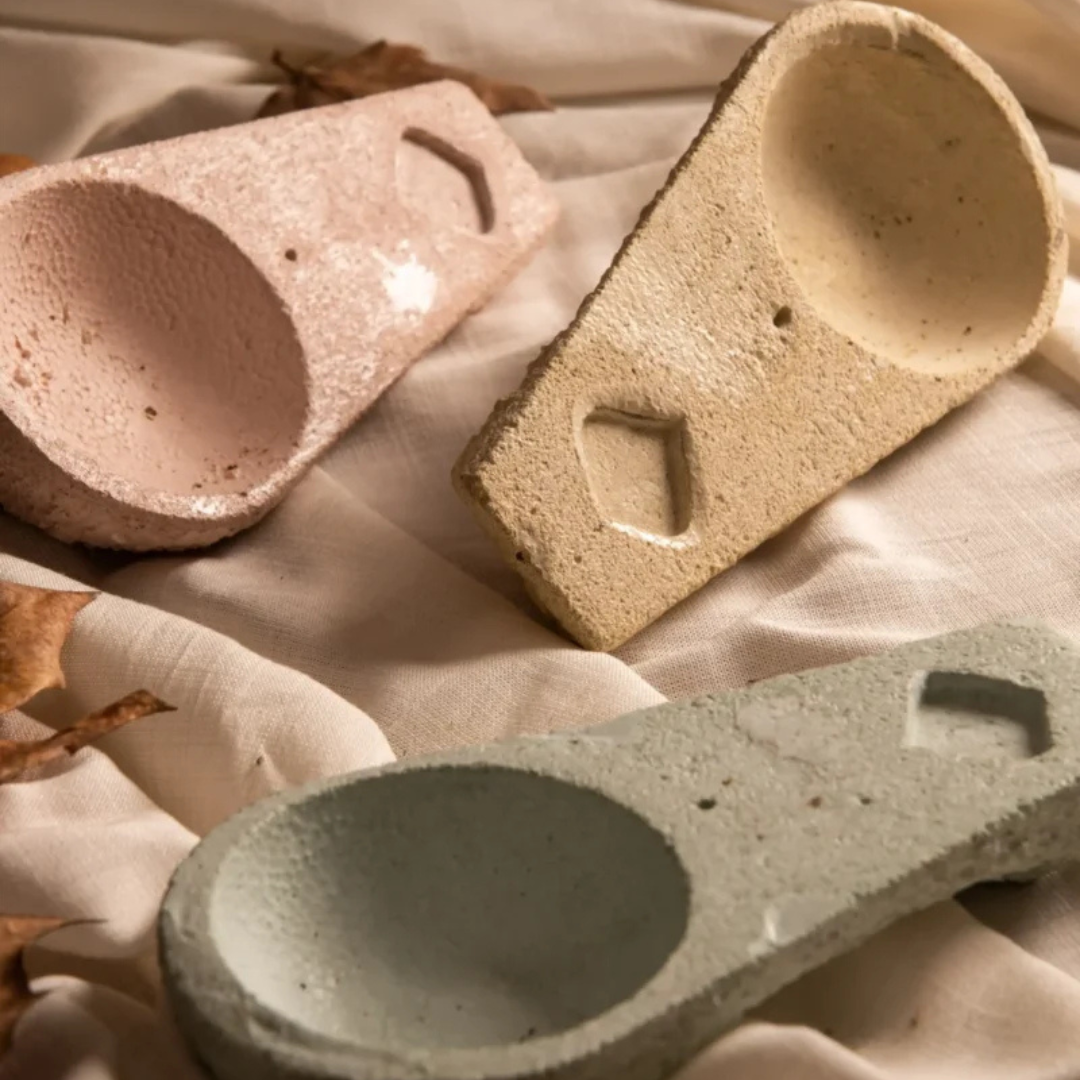 Sahumador de Cemento Colores · Sagrada Madre