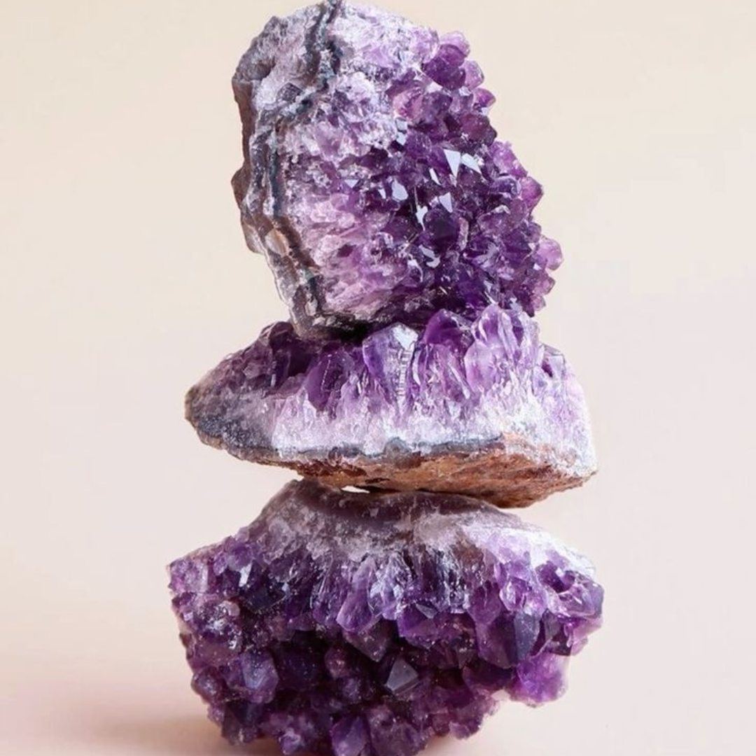 Amatista natural · Drusa