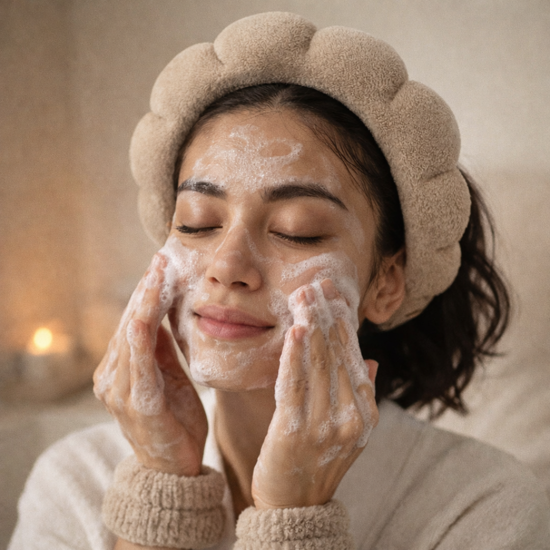 Diadema skincare - efecto nube