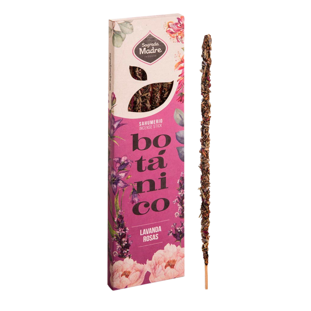 Incienso botánico Lavanda y Rosas